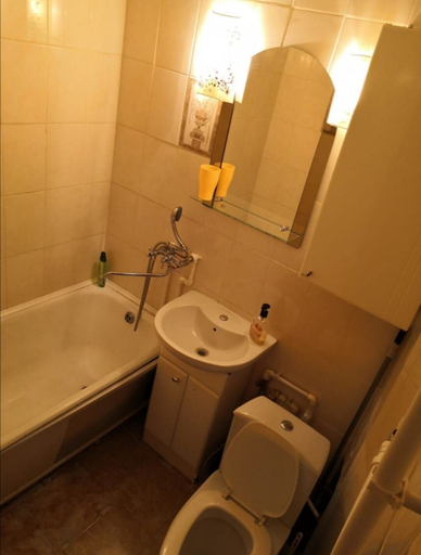 Bathroom, InnDays Podolsk Bolshaya Ivanovskaya 14, Podol'skiy rayon