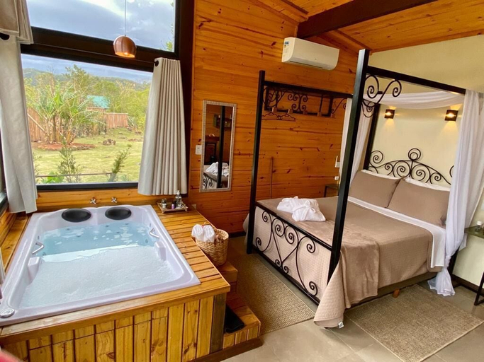 Bedroom 2, Cabanas Jardim dos Canyons, Praia Grande