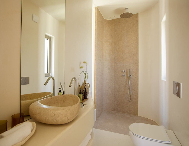 Bathroom 4, White Pebble Suites, South Aegean