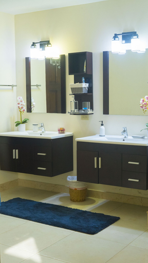Bathroom, Penthouse getaway by the beach