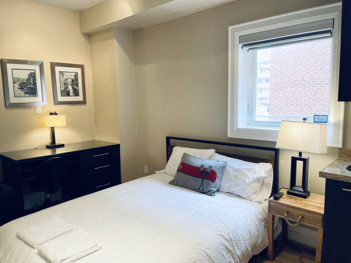 Bedroom 2, Chic Two Bedroom Downtown Condo, Hamilton