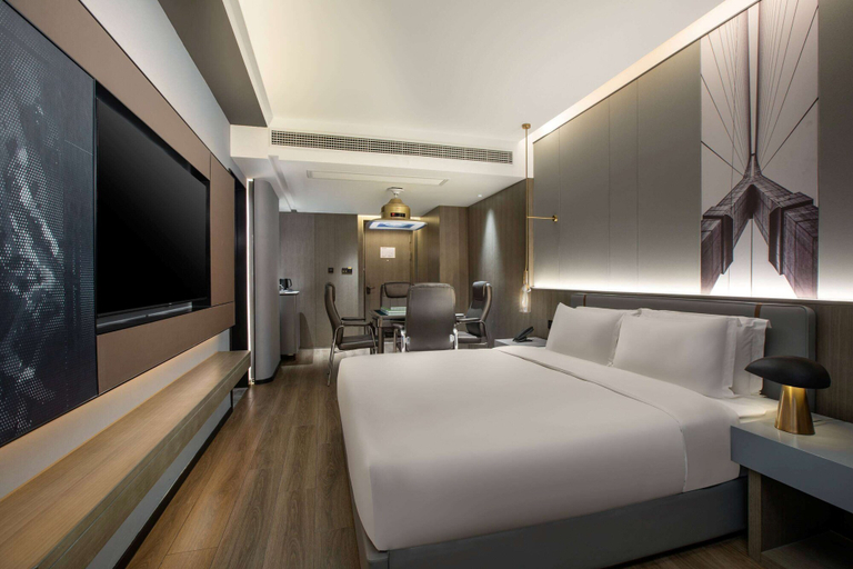 Bedroom 2, Microtel by Wyndham Hengyang Huaxin, Hengyang