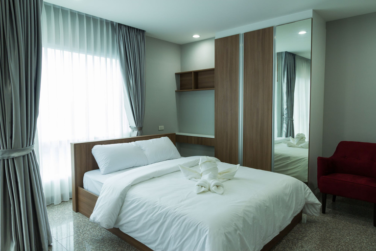 Bedroom 3, Modernbright Service Apartment, Bang Lamung