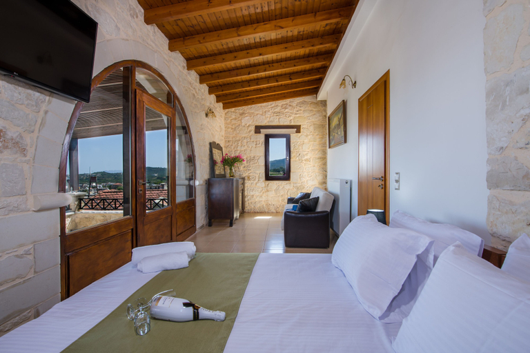 Bedroom 3, Lilium Stone Villa, Crete
