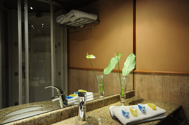 Bathroom 3, MS Royal Ruby Nile Cruise, from Luxor or Aswan (Mon-Fri, Fri-Mon), Luxor