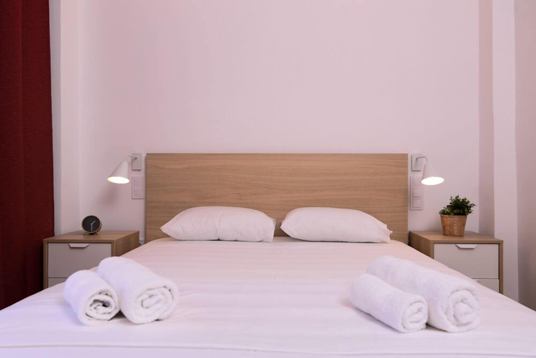 Bedroom 3, 45m2 homm Renovated Flat in Neos Kosmos Roumpesi str, Attica