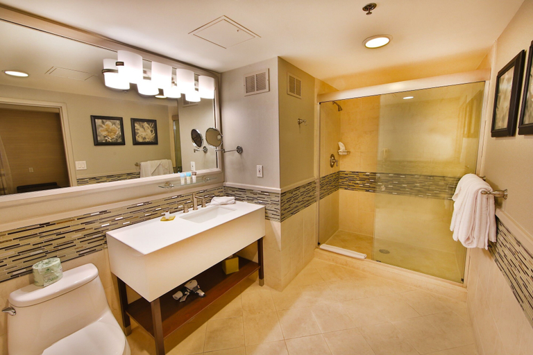 Bathroom 5, Caesars Atlantic City Resort & Casino - A Caesars Rewards Destination, Atlantic