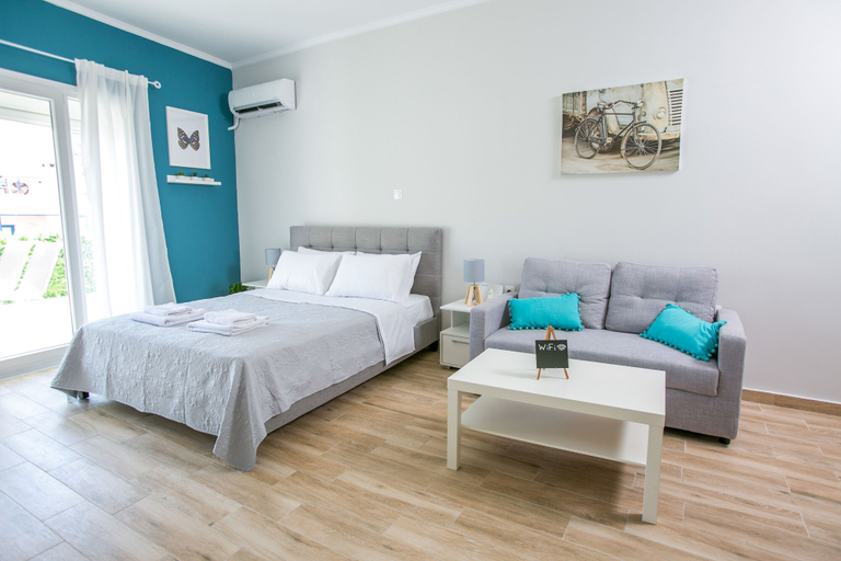 Bedroom 3, Raise comfy studios in the heart of Athens, Attica