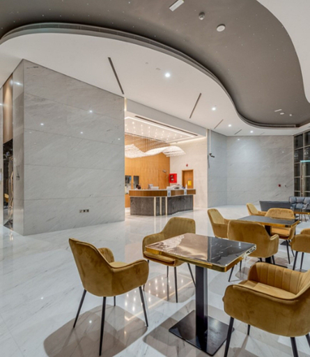 Food & Drinks, Business Bay 1BR Canal View Rooftop Pool - 360 vacation, Dubai