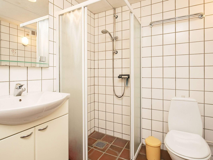 Bathroom, Lush Holiday Home in Blavand near Beach, Varde