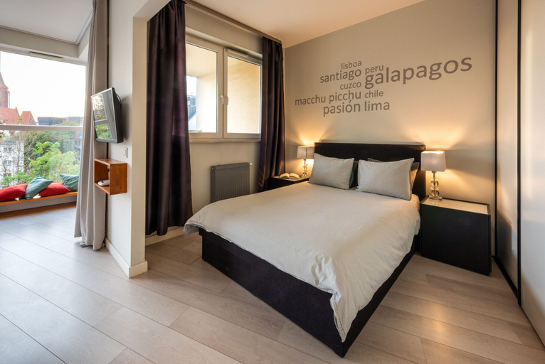 Bedroom 2, apartamenty-wroc Old Town Residence, Środa Śląska