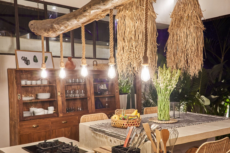 Food & Drinks 4, Fabulous 3BR Boho-chic Style, Umalas With Staff, Badung