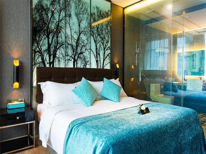 Bedroom 3, Xana Hotelle·Hotel Luzhou Baizitu Square, Luzhou