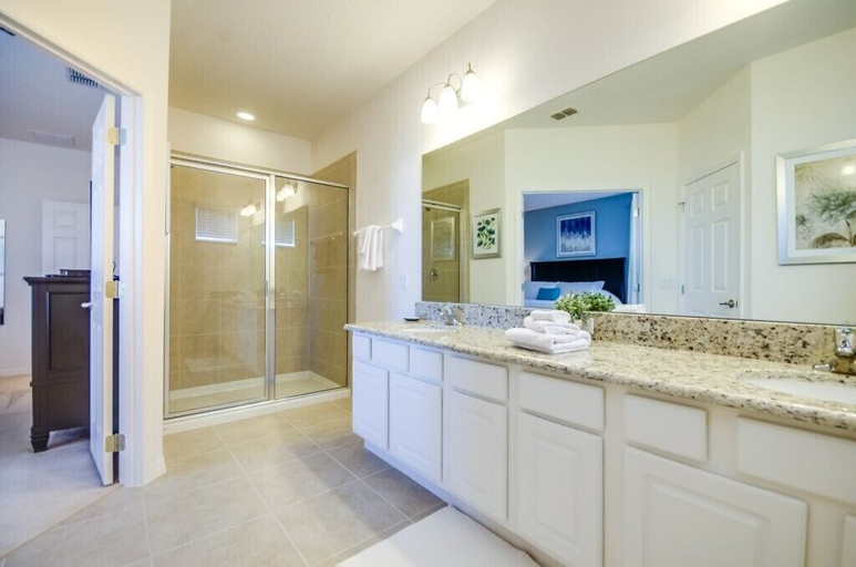 Bathroom 3, Cool and Modern 9 Bed 7 Ba Villa Pool & Spa 6160boa, Polk