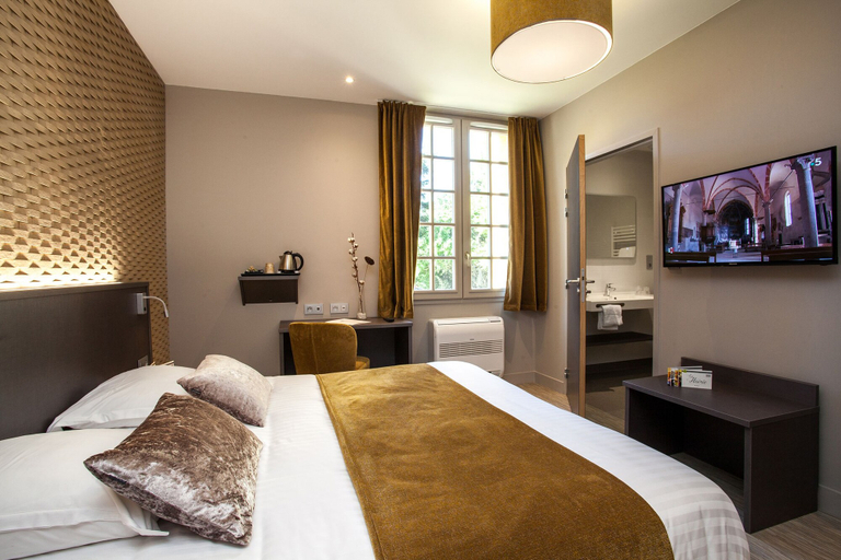 Bedroom 3, Hotel Restaurant La Hoirie, Dordogne