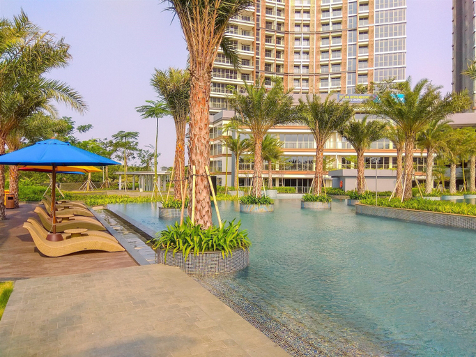 Outdoor pool 5, Fancy Designed Studio At Gold Coast Apartment, North Jakarta