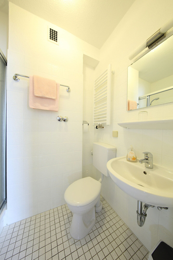 Bathroom 5, Hotel Garni Schilling, Duisburg