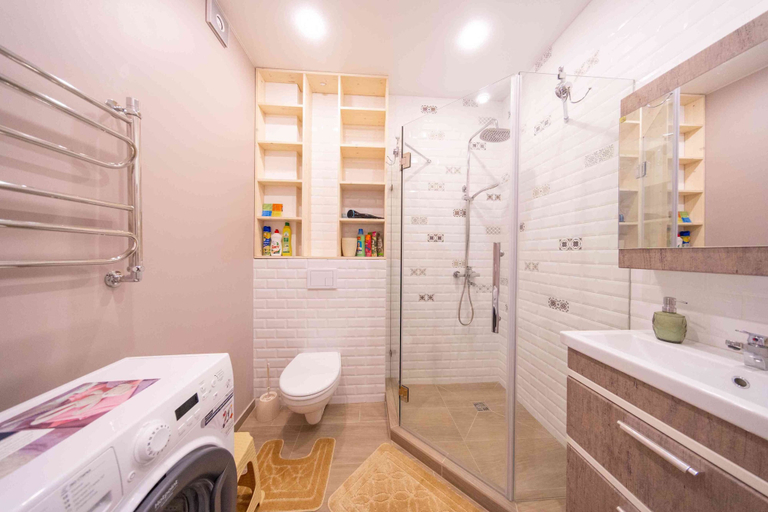 Bathroom 4, More Apartments na Plotinnoy 2-3, Sochi gorsovet