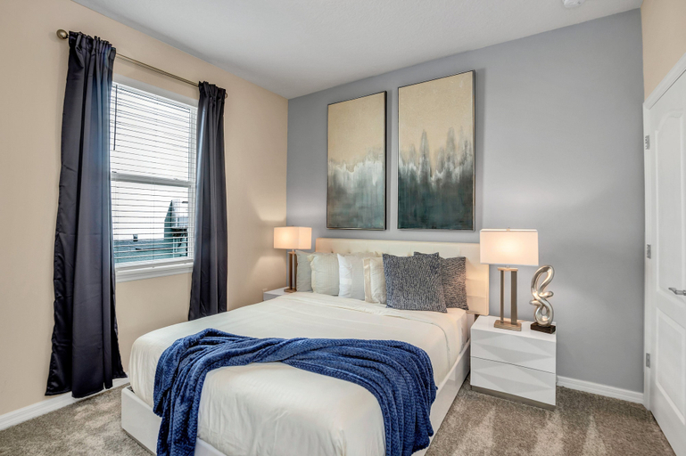 Bedroom 1, 5bed 4.5ba Villa Games Pool, Polk