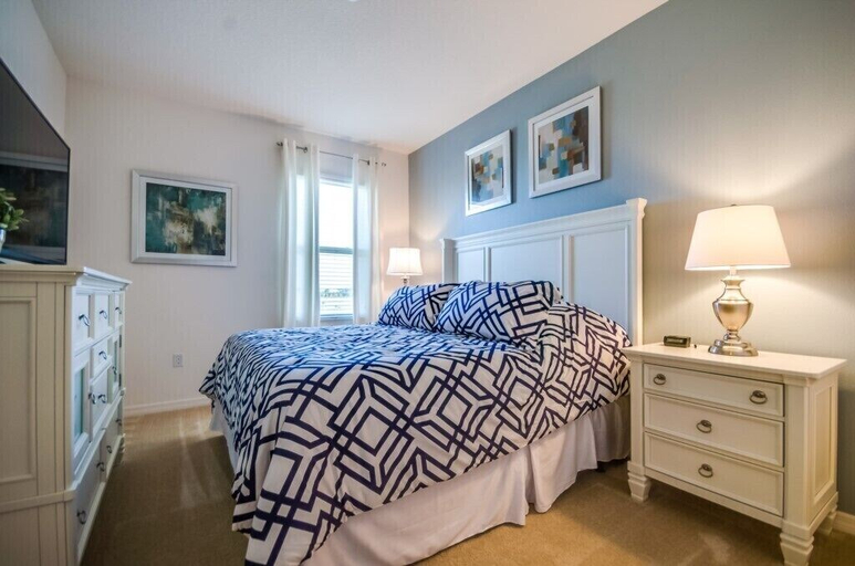 Bedroom 2, Cool and Modern 9 Bed 7 Ba Villa Pool & Spa 6160boa, Polk