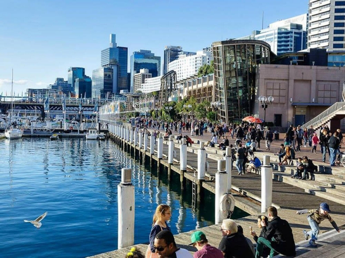 Exterior & Views 2, Luxury CBD Apartment with Darling Harbour Views, Sydney