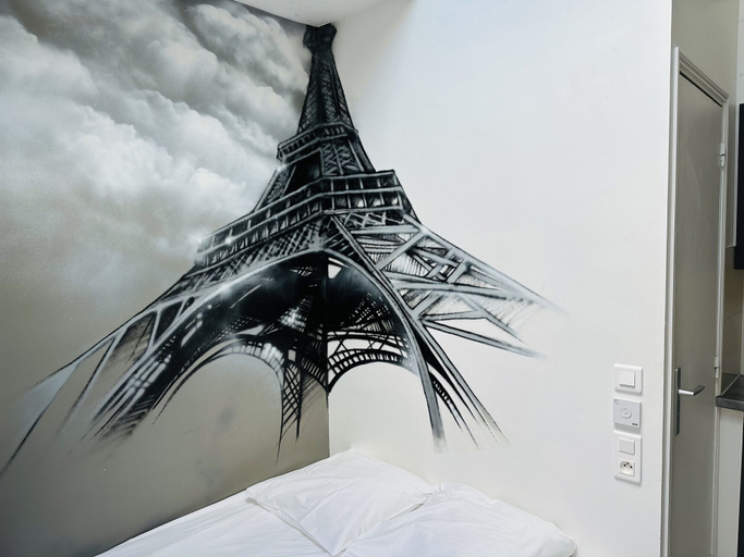 Bedroom 3, Béatrice et Emmanuel Meublé Eiffel, Paris
