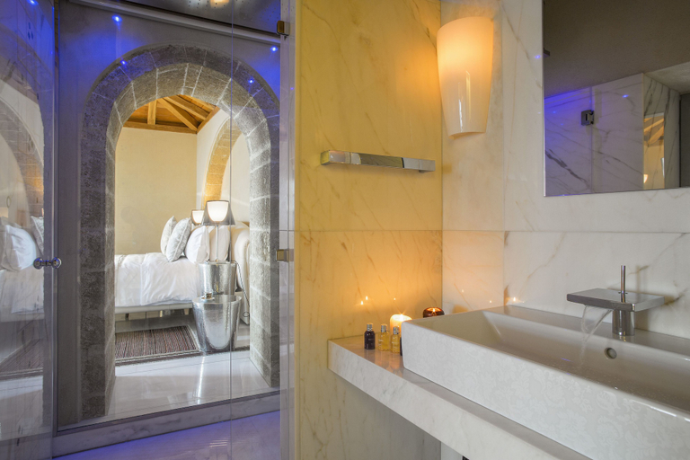 Bathroom 5, Moni Emvasis Luxury Suites, Peloponnese