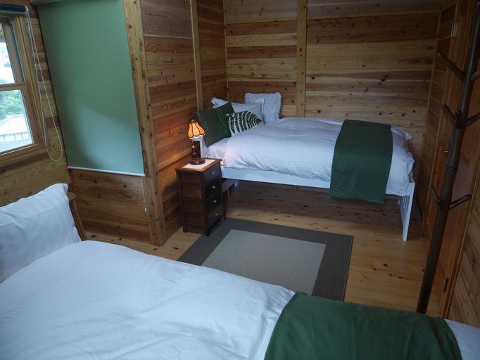 Bedroom 2, Shimano Log House, Iki