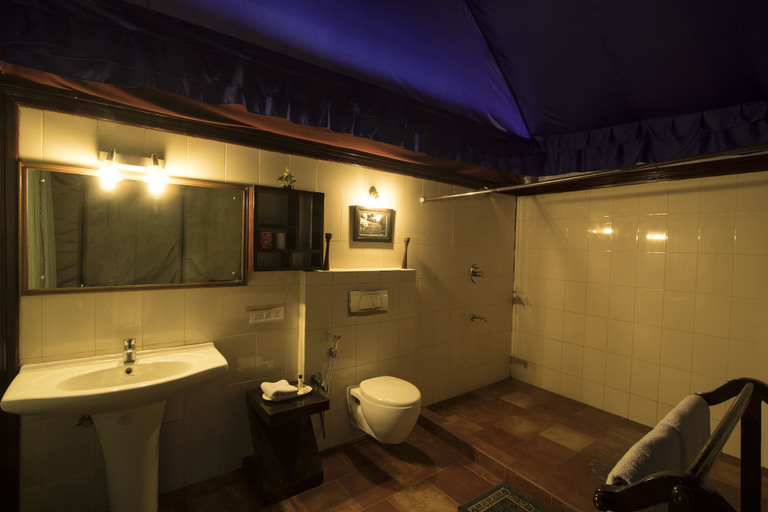 Bathroom 4, Grassroots Wayanad, Valley-view Tents, Wayanad