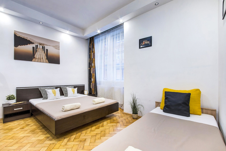 Bedroom 3, Real Apartments Kertesz, Budapesti