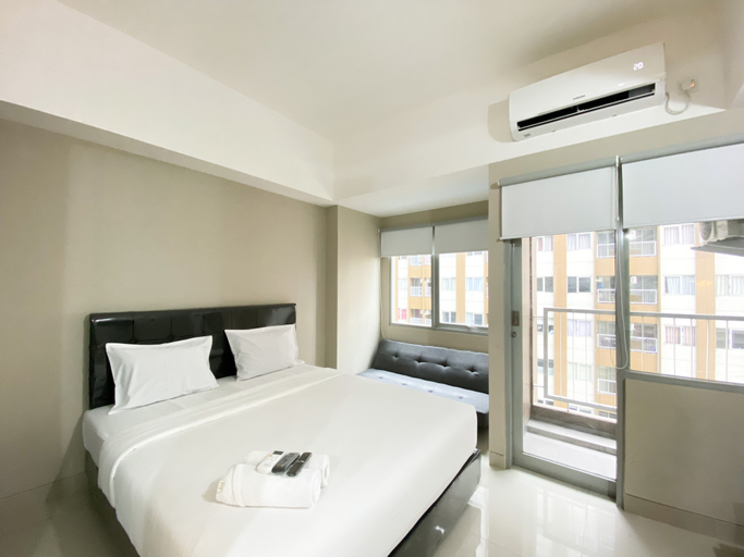 Bedroom 1, Simply Studio Room Gateway Park LRT City Bekasi Apartment By Travelio, Bekasi