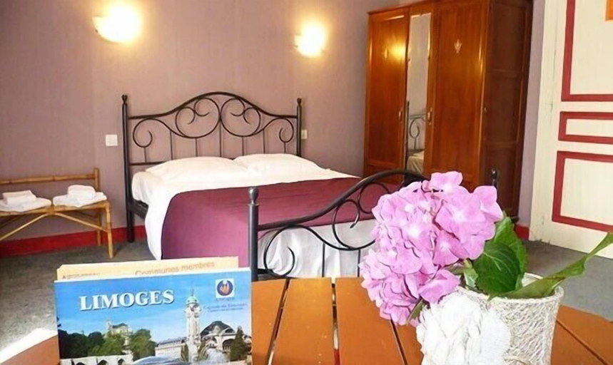 Bedroom 2, Hôtel Le Relais Lamartine, Haute-Vienne