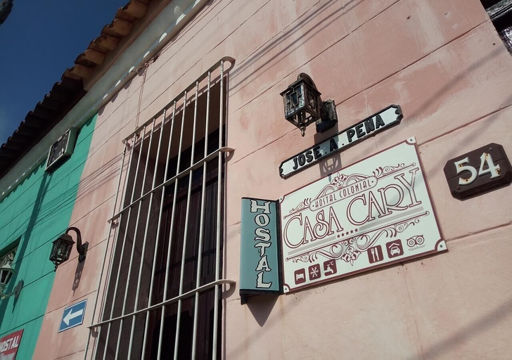 Exterior detail, Hostal Cary REMEDIOS, Caibarién