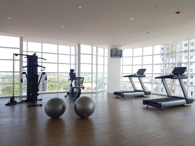 Gym, Nice And Modern Studio At Tree Park City Cikokol Apartment, Tangerang