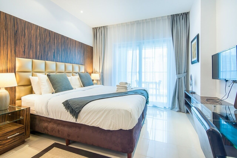Bedroom 2, Jlt Bonnington Tower 1 Br Apartment Lake View, Dubai