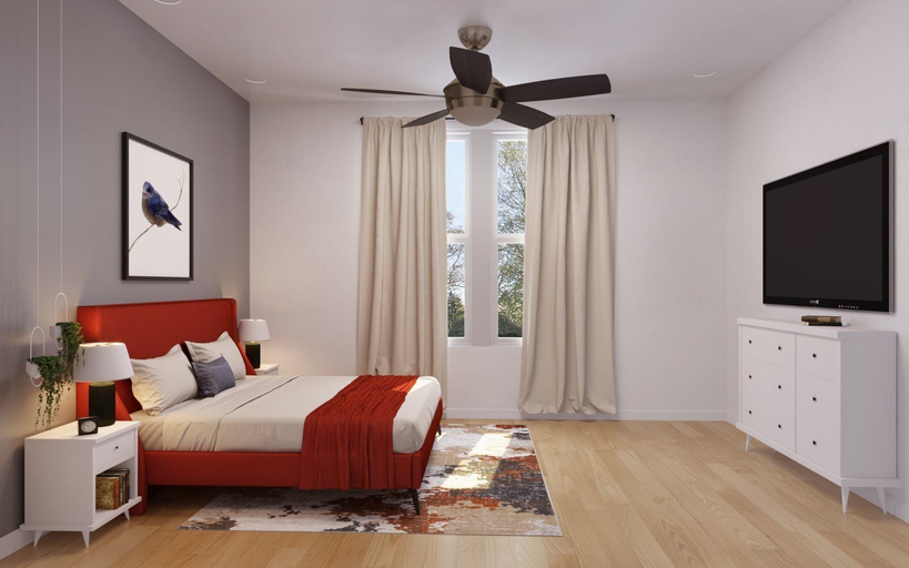 Bedroom, The Purple Martin Perch 2B, La Salle