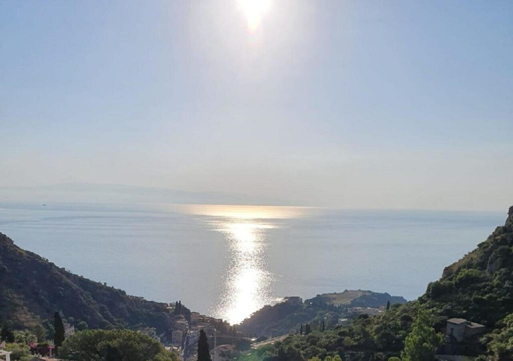 View from property 5, Taormina Sea View Penthouse Apartment, Messina