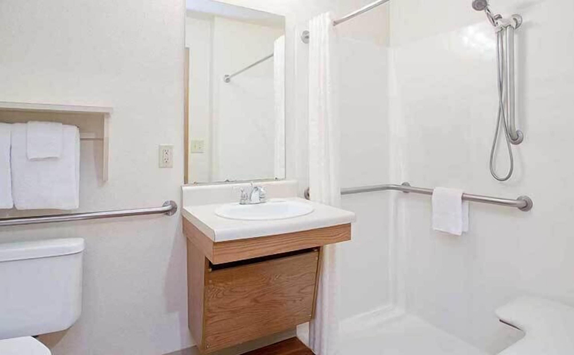 Bathroom 4, WoodSpring Suites Allentown, Lehigh