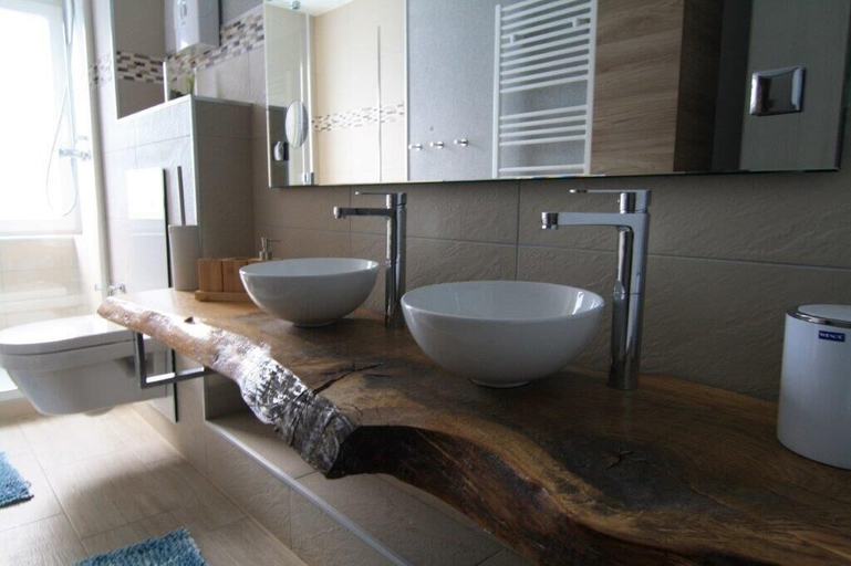 Bathroom, Ferienwohnung 2.OG.Links, Harz