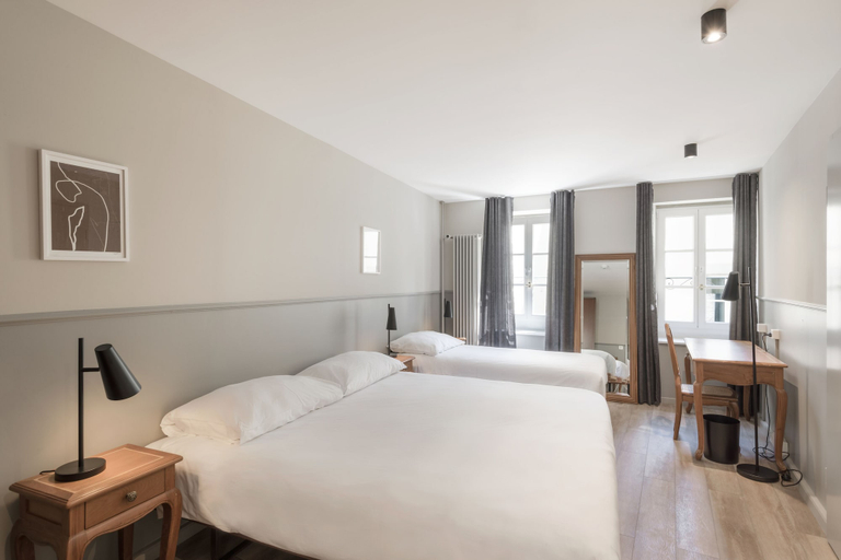 Bedroom 3, Hôtel de la Couronne, Morges