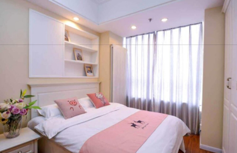 Bedroom, Dalian Yijia Apartment Sanba Square, Dalian