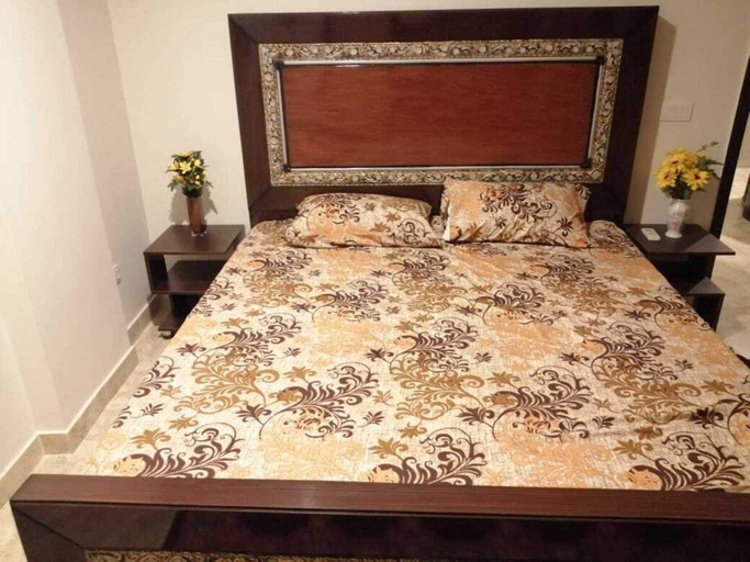 Bedroom 2, Captivating 1-bed Apartment Fully Furnished, Lahore