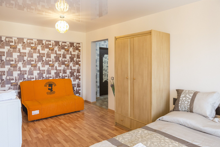 Bedroom 2, Apartment Comfort on Yadrintseva 18, Irkutskiy rayon