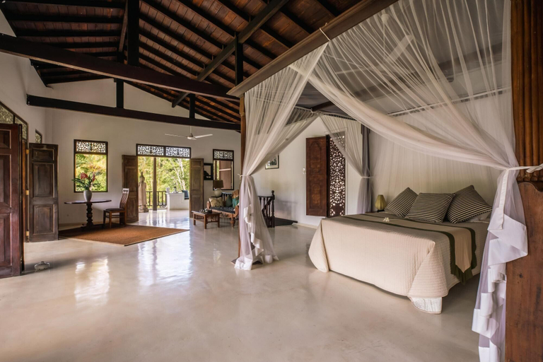 Bedroom 3, Lovely Lakeside Villa With Large Pool Poolside Dining, Habaraduwa
