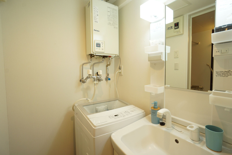 Bathroom, Kikusui Mark's apartment, Sapporo
