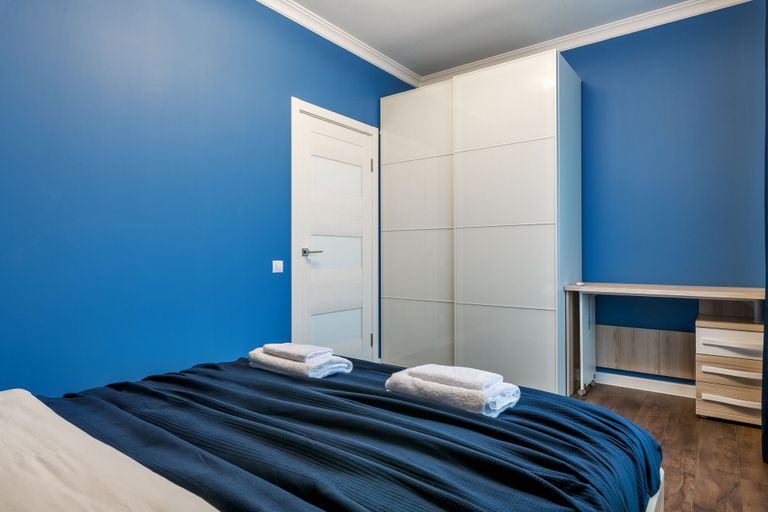 Bedroom 3, RentHouse Premium Apartment Frunzenskaya, Sankt-Peterburg gorsovet