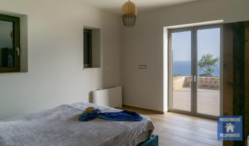 Bedroom 3, Lovely 3-bed Villa. Private Pool in Agios Nikolaos, Peloponnese