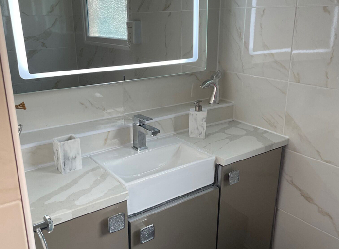 Bathroom, Jjslodge Luxury Chalet in Kilkhampton Bude, Cornwall