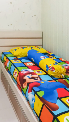 Bedroom 4, 2BR Apartemen Green Pramuka City by Arestha, Central Jakarta