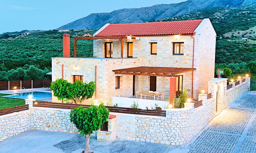 Exterior & Views 2, Cretan Sunrise Villa with Heated Pool, Crete